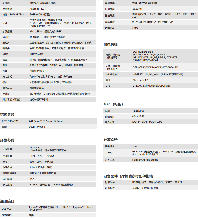 iData P28智能工業平板電腦